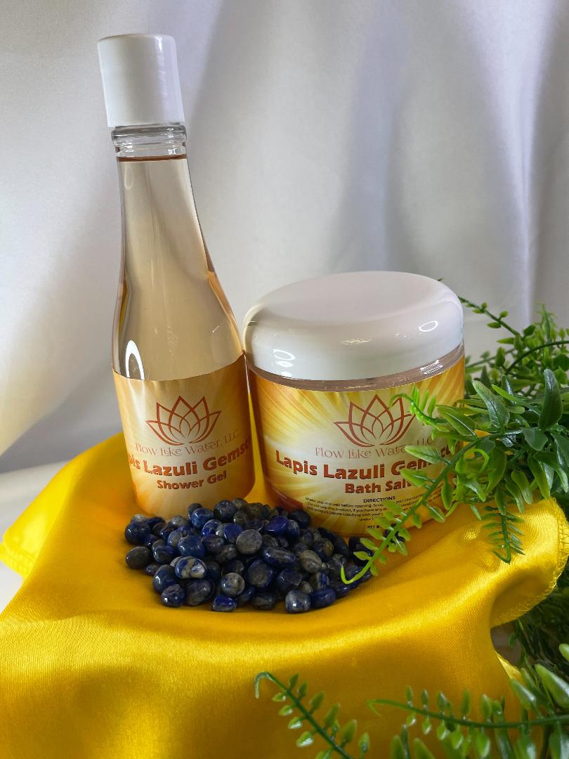 Lapis Lazuli Bath Set